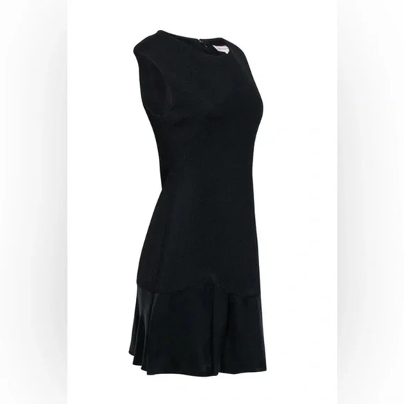 REBECCA TAYLOR Stacy Fit-&-Flare Flounce Black Dress. size 6 women’s work or fun - Picture 11 of 11